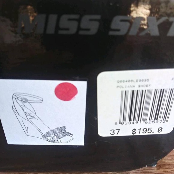 Miss Sixty platform open toe white & pink sandals. New with box in size 37. - Picture 8 of 9